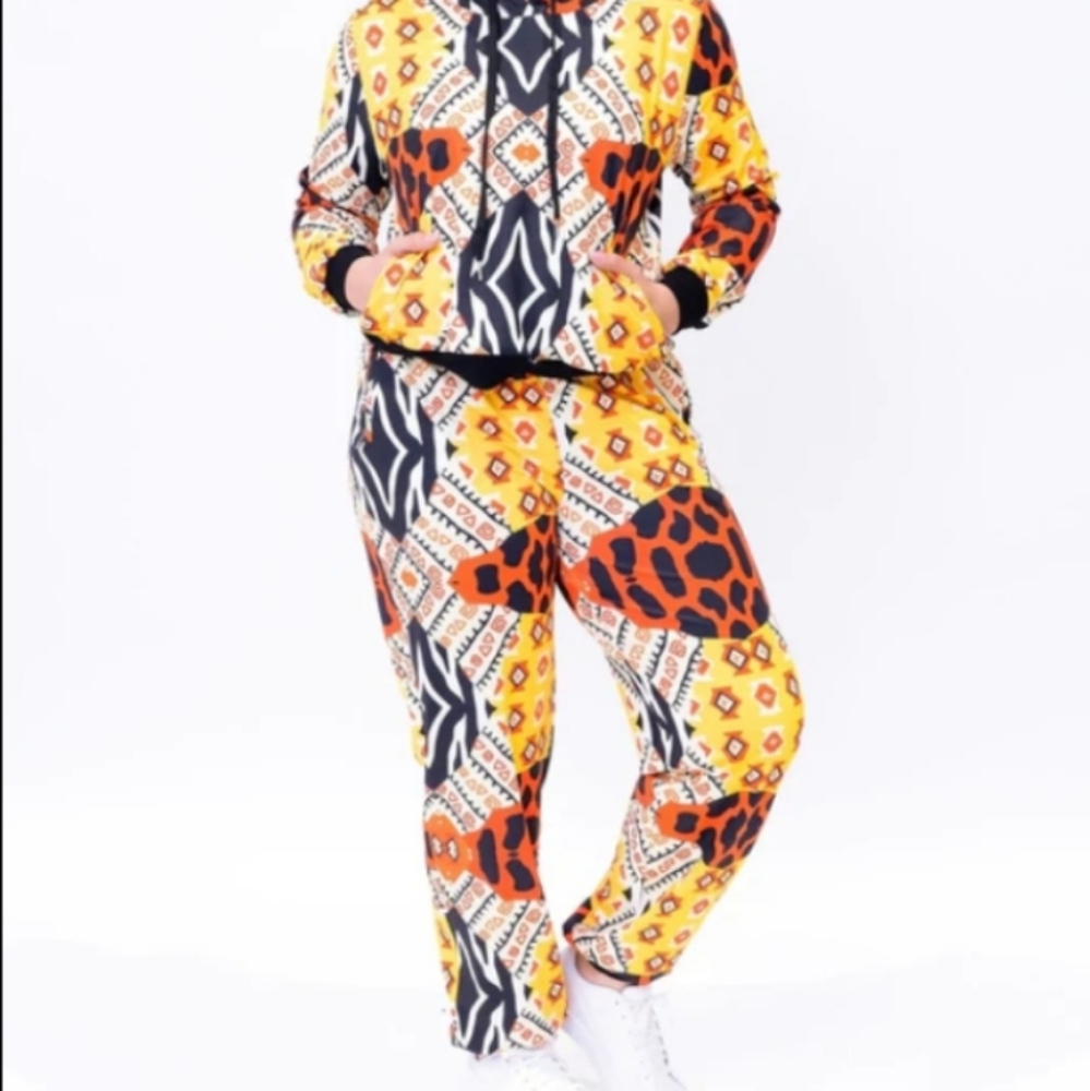 2 PC Hooded Jogger Set